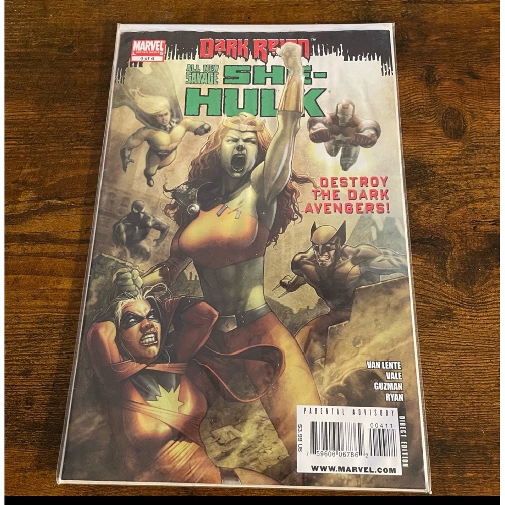 ✅All New Savage She-Hulk #4 Vol 1 2009 Dark Reign Marvel Comic Book#️⃣0035